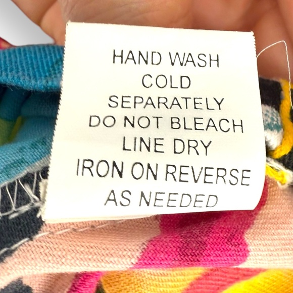 Y2K VTG Choices Maximalist Colorful Multicolor Print Sequin Denim Jacket, Size S - Picture 6 of 8